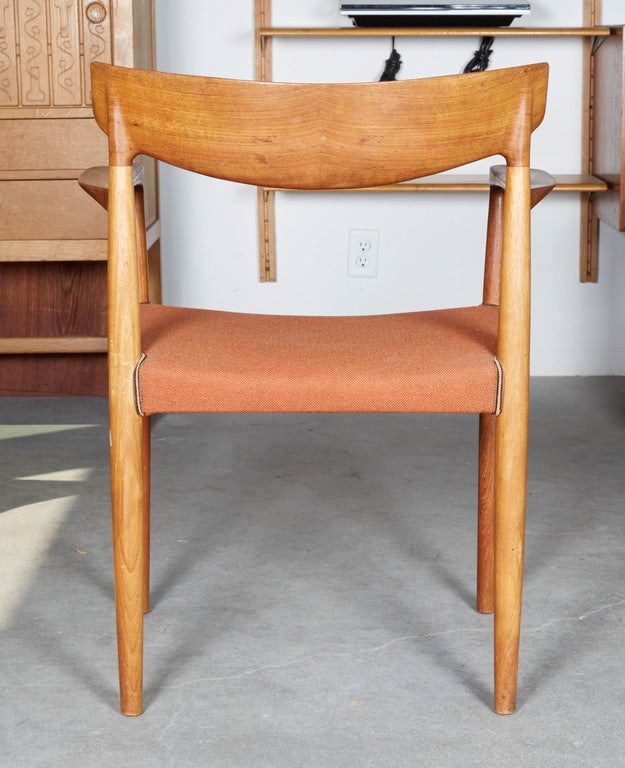 Mid-20th Century Teak Armchairs by Knud Faerch, Pair For Sale