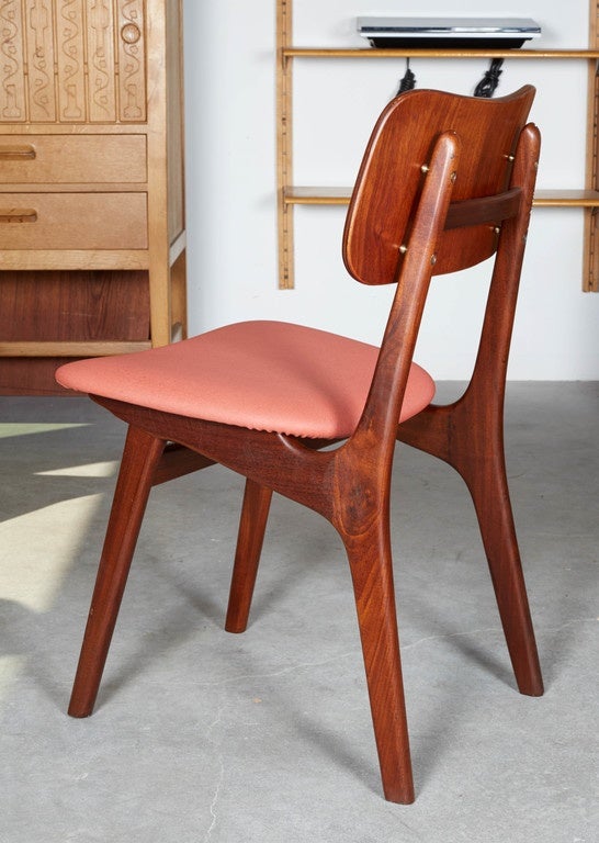 Mid-20th Century Arne Vodder Teak Dining Chairs, set of 6