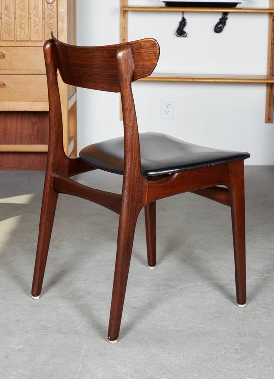 Oiled Danish Rosewood Dining Chairs, Set of Six