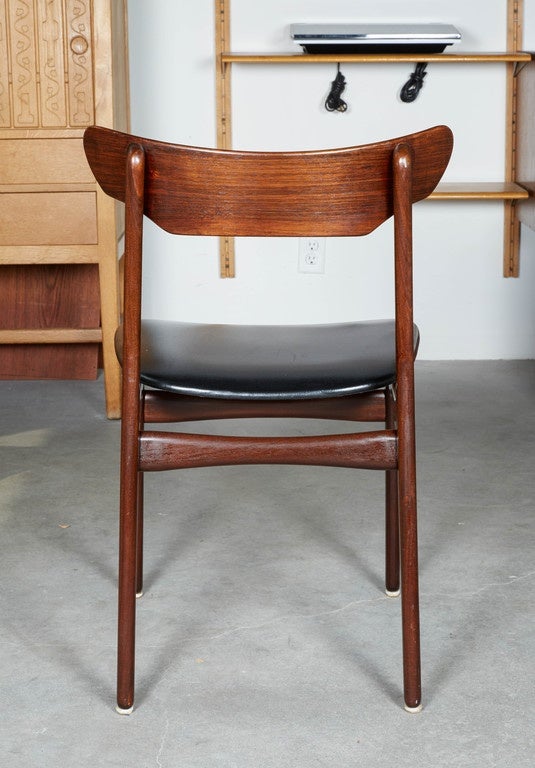 Danish Rosewood Dining Chairs, Set of Six In Excellent Condition In New York, NY