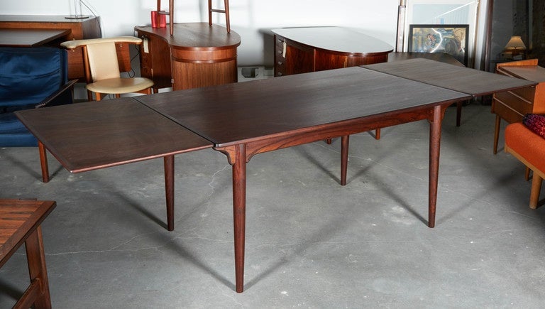 Oiled Expandable Dining Table by Omann Jun Rosewood