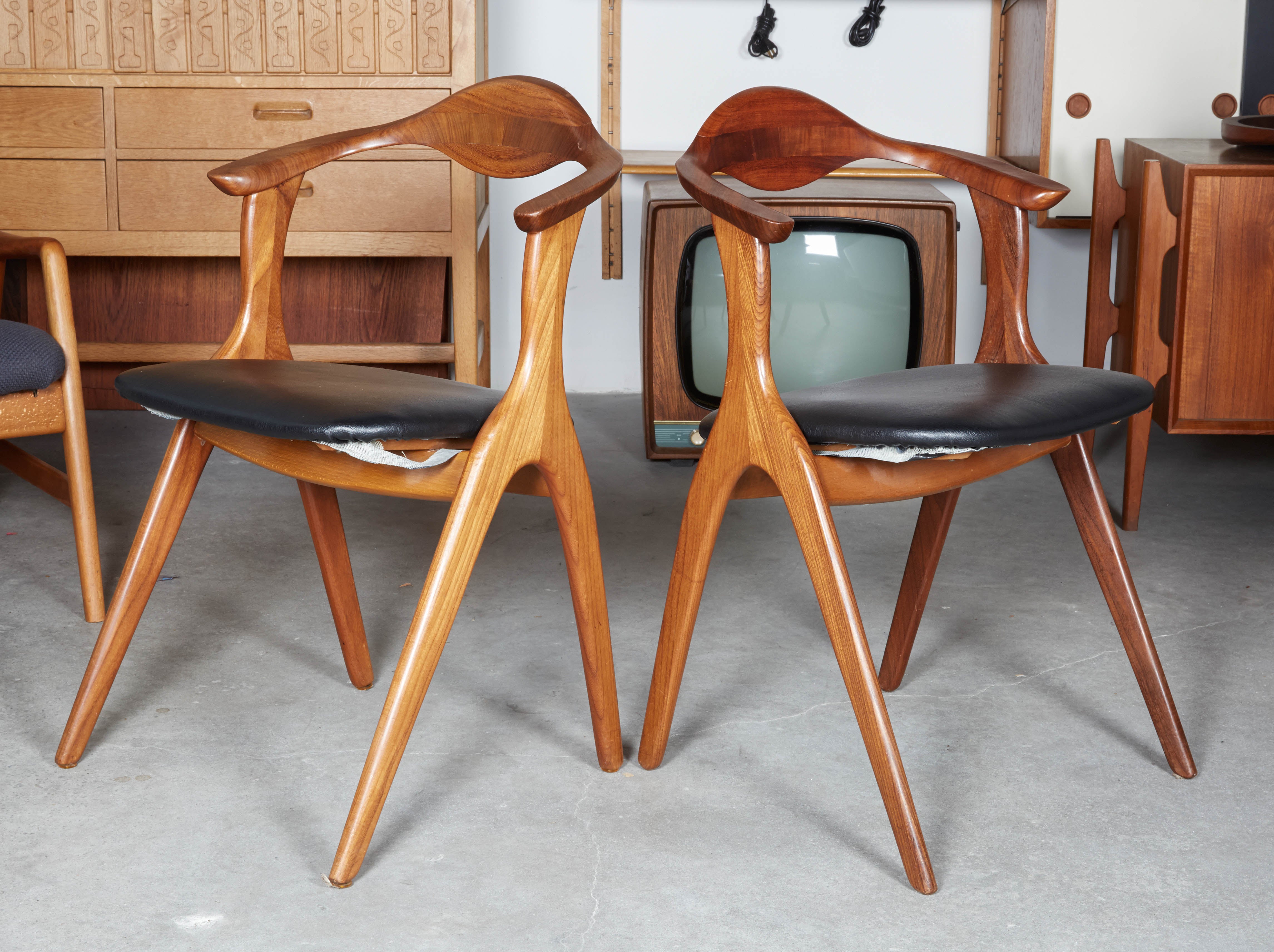 Danish Occasional Armchairs by Aksel and Bender Madsen, Pair