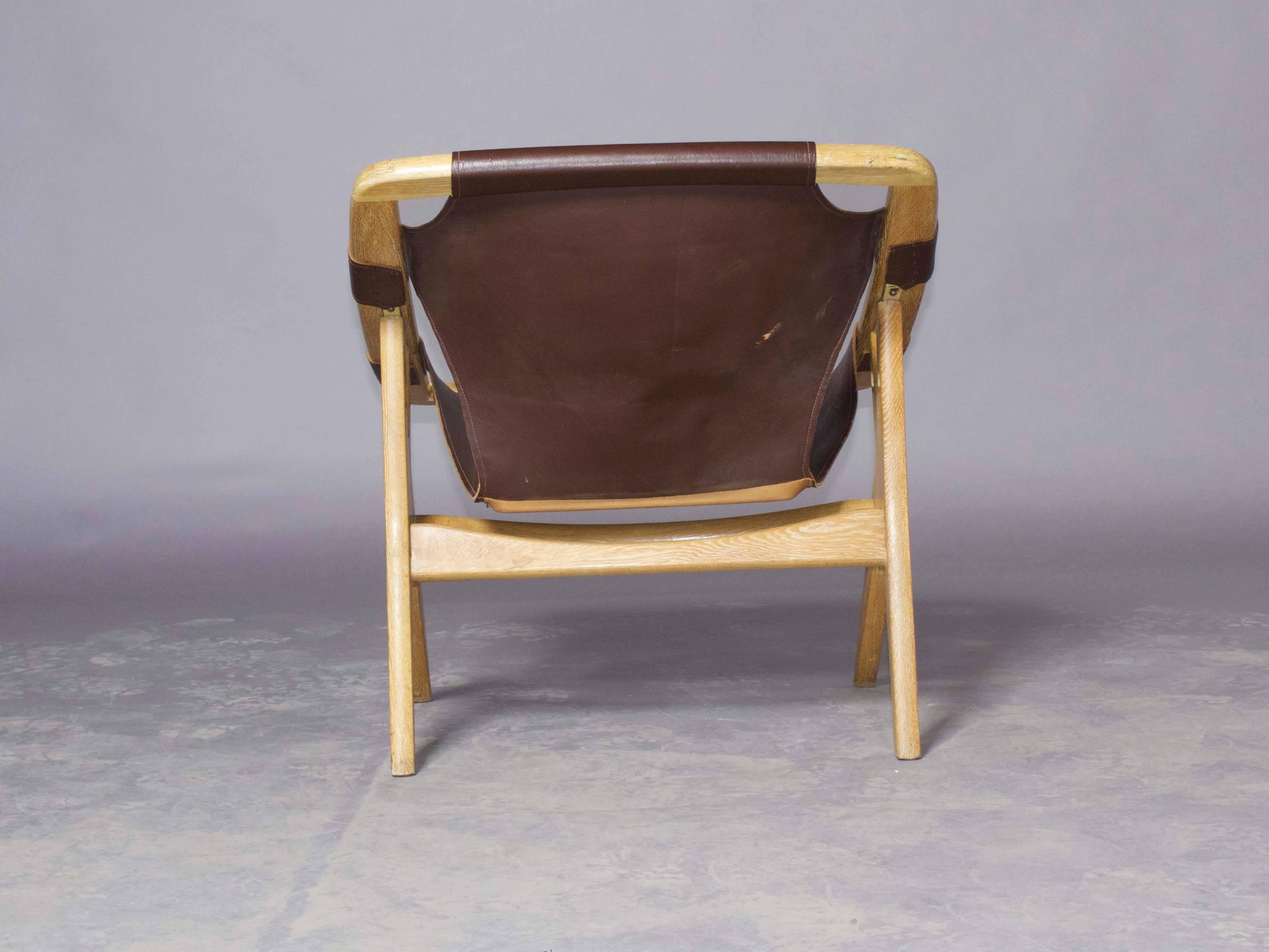 Vintage 1950s Leather Sling Chair by Arne Ruud

This Holmenkollen chair has the same name of the chair Arne Ruud designed a year later. Though is version is more rare. Excellent condition. Ready for pick up, delivery, or shipping anywhere in the