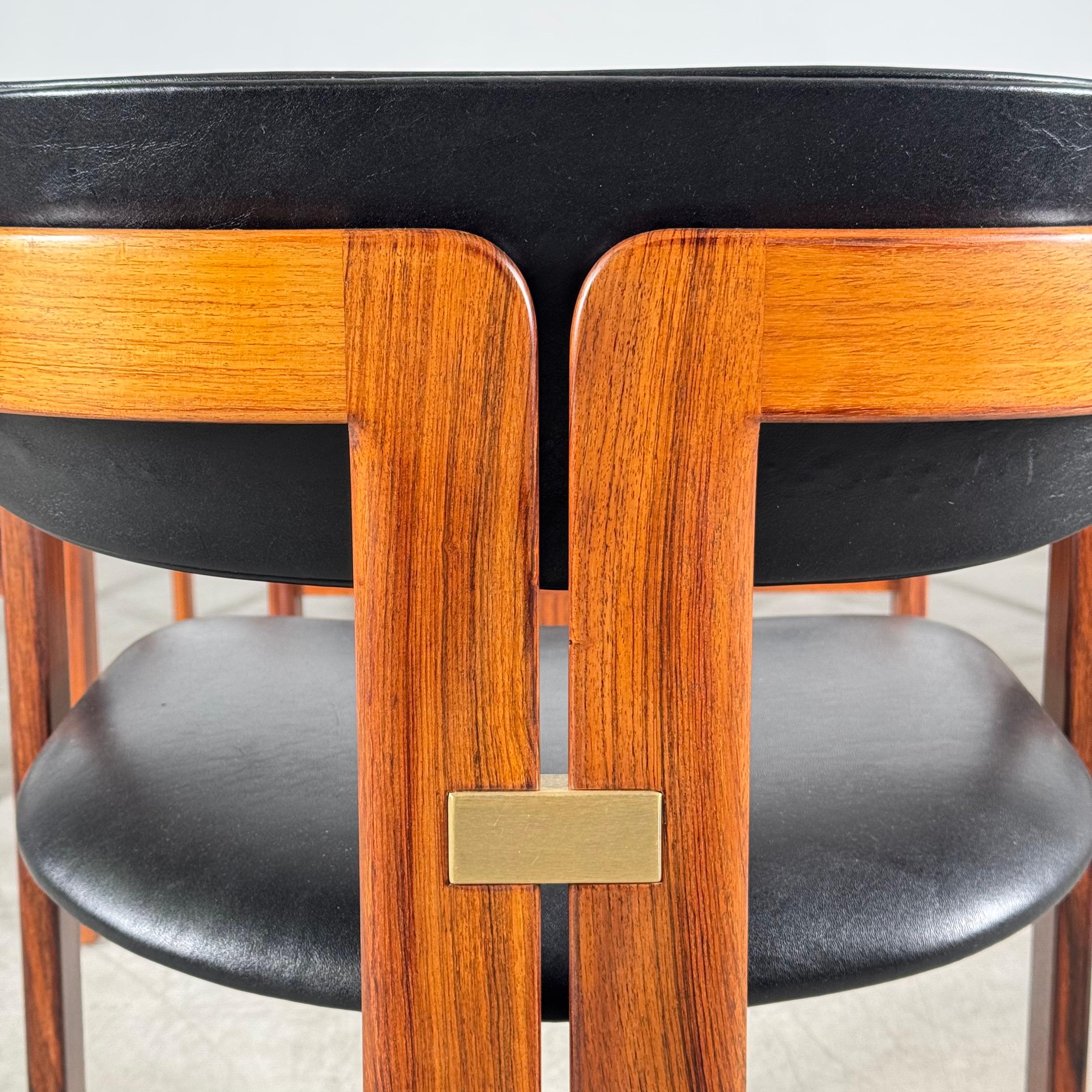 Großer Satz von acht „Pamplona“-Stühlen von Augusto Savini für Pozzi, 1965 (Italienisch) im Angebot