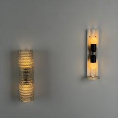 Rara coppia di applique in vetro di Murano Venini, modello 228 di Carlo Scarpa, 1931–1935