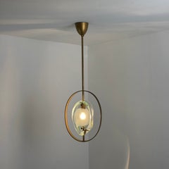 Rare Max Ingrand Model 1933 Pendant for Fontana Arte, Italy, 1961