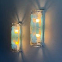 Apliques de cristal «Ice Glass» de Giusto Toso para la colección «Toso Selezione», década de los 70