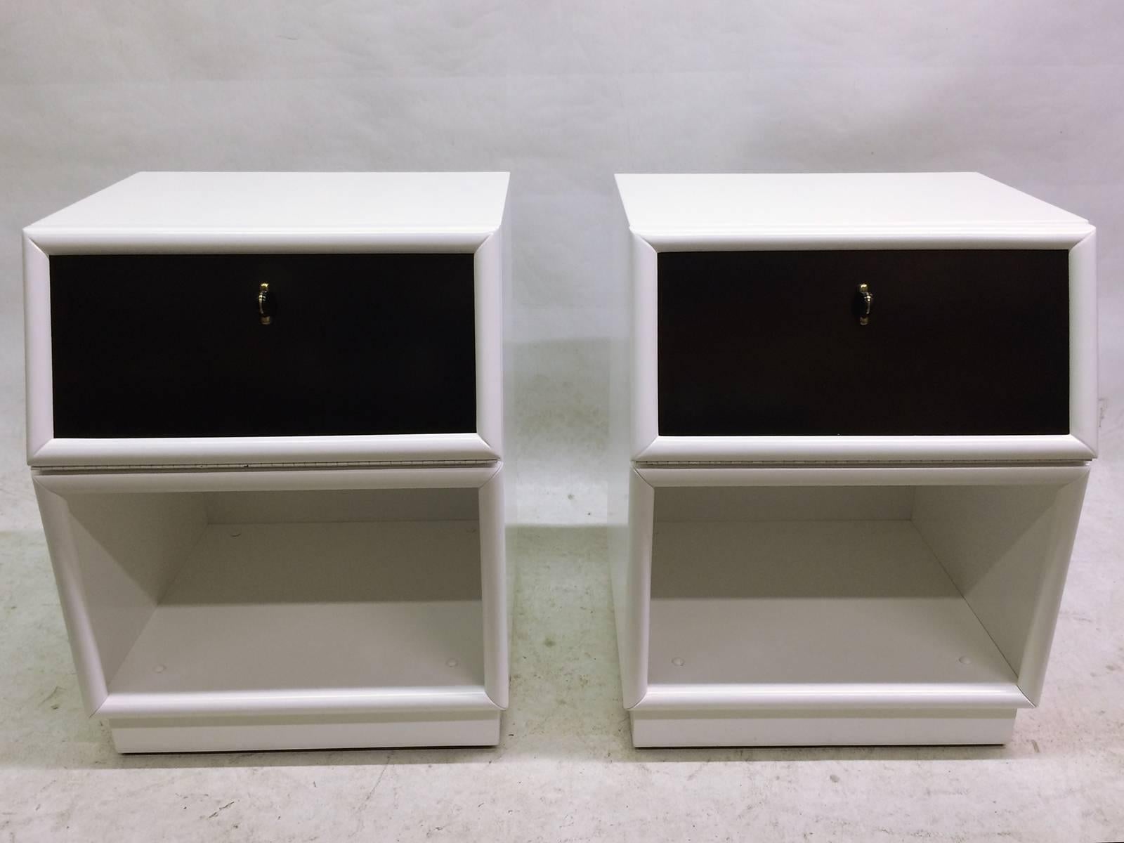 two tone nightstands