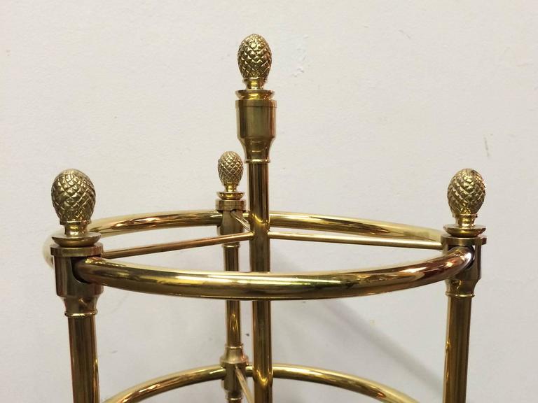Large Decorative Umbrella Stand in Brass or Cast Iron at 1stDibs