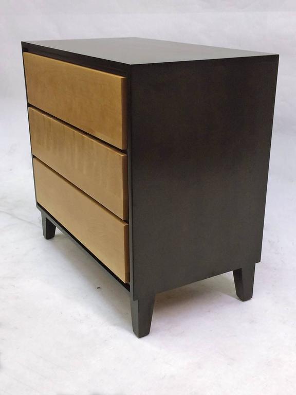 Pair of TwoTone Maple Wood Nightstands by Russel Wright at 1stDibs