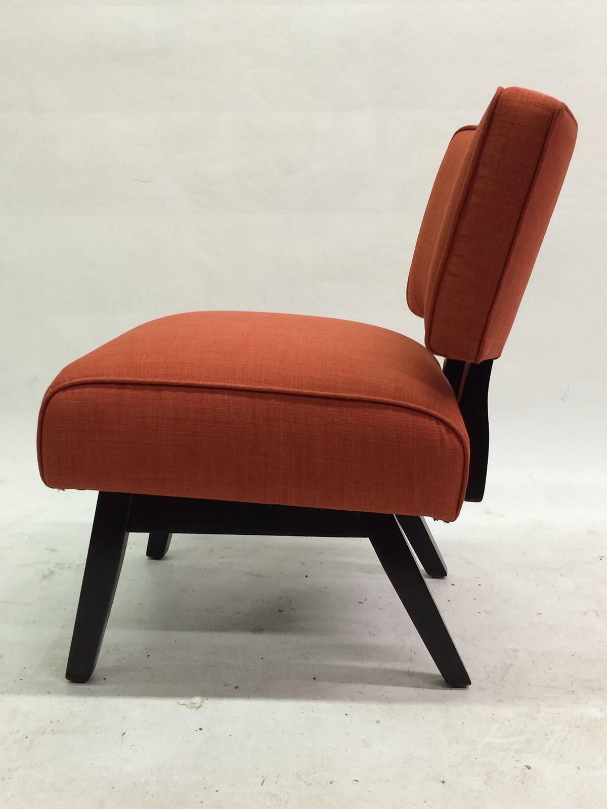 North American Mid-Century Tilting Slipper Chair