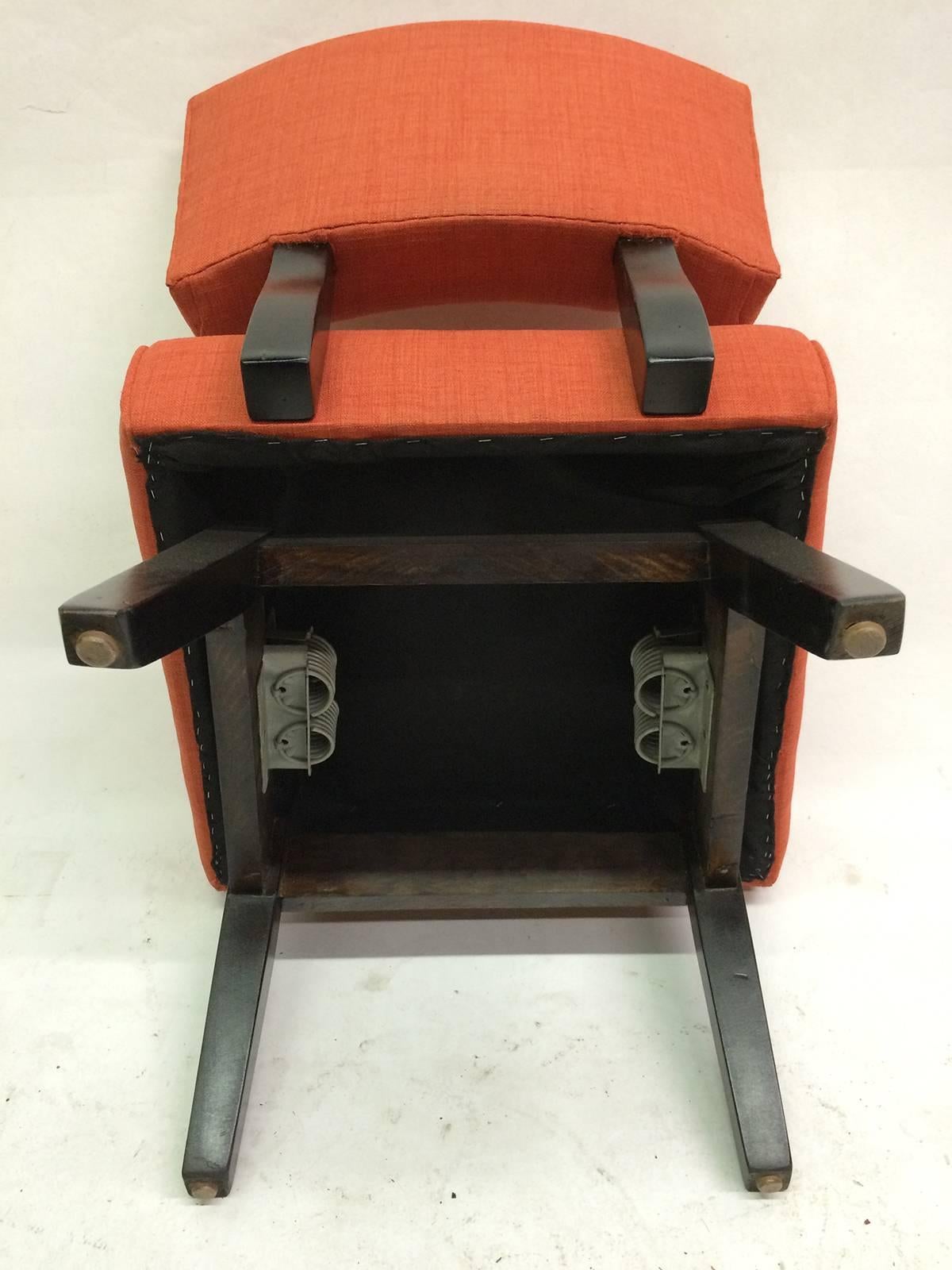 20th Century Mid-Century Tilting Slipper Chair