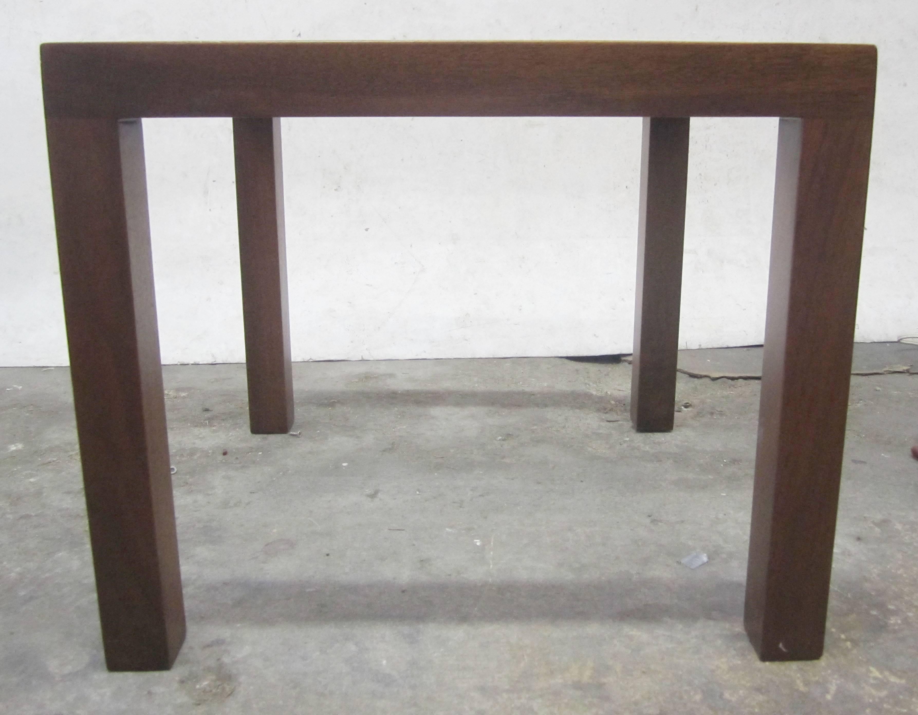 Mid-Century Modern Walnut Side Tables by John Keal for Brown Saltman