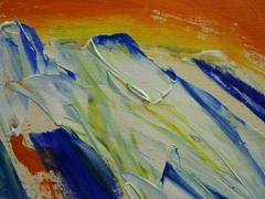 "In Motion" Colorful Abstract Painting by Bert Miripolsky