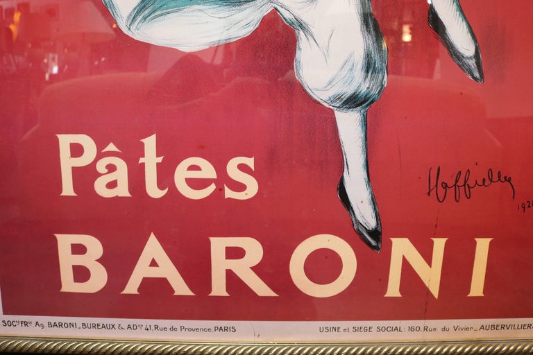 LargeScale Poster of "Pates Baroni" Ad by Cappiello at