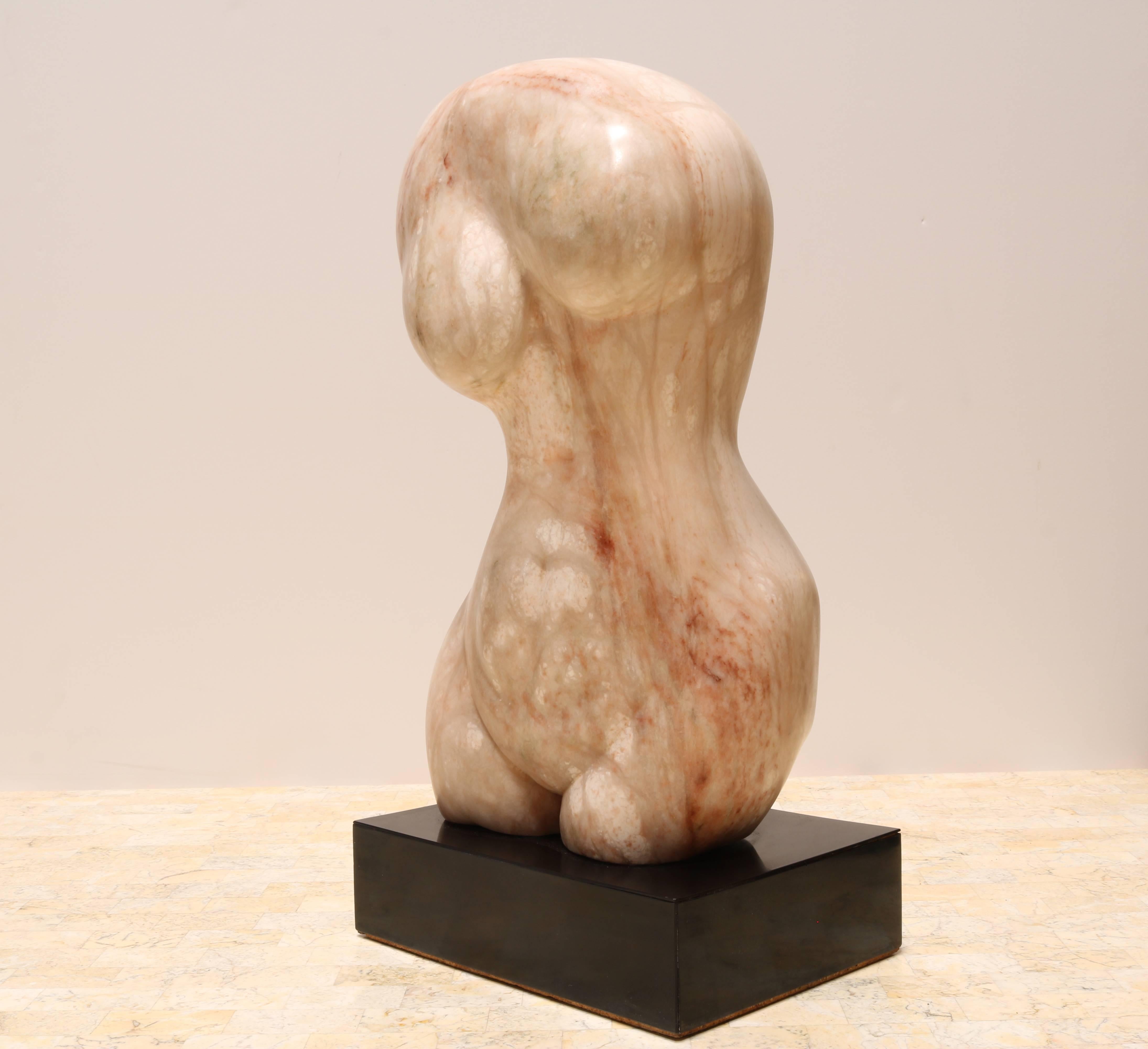marble female torso sculpture