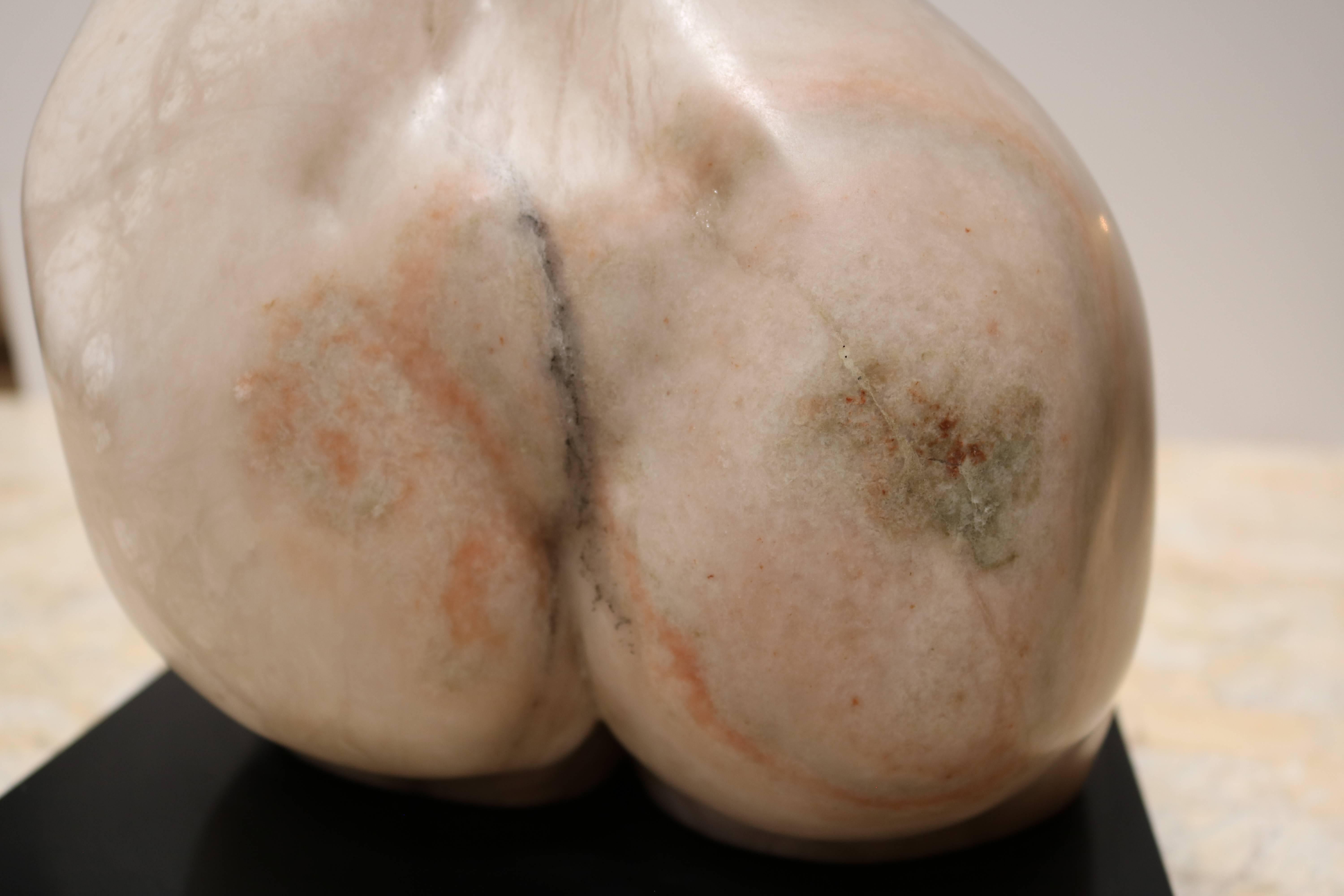 Exquisite Female Nude Torso Sculpture in Marble 1