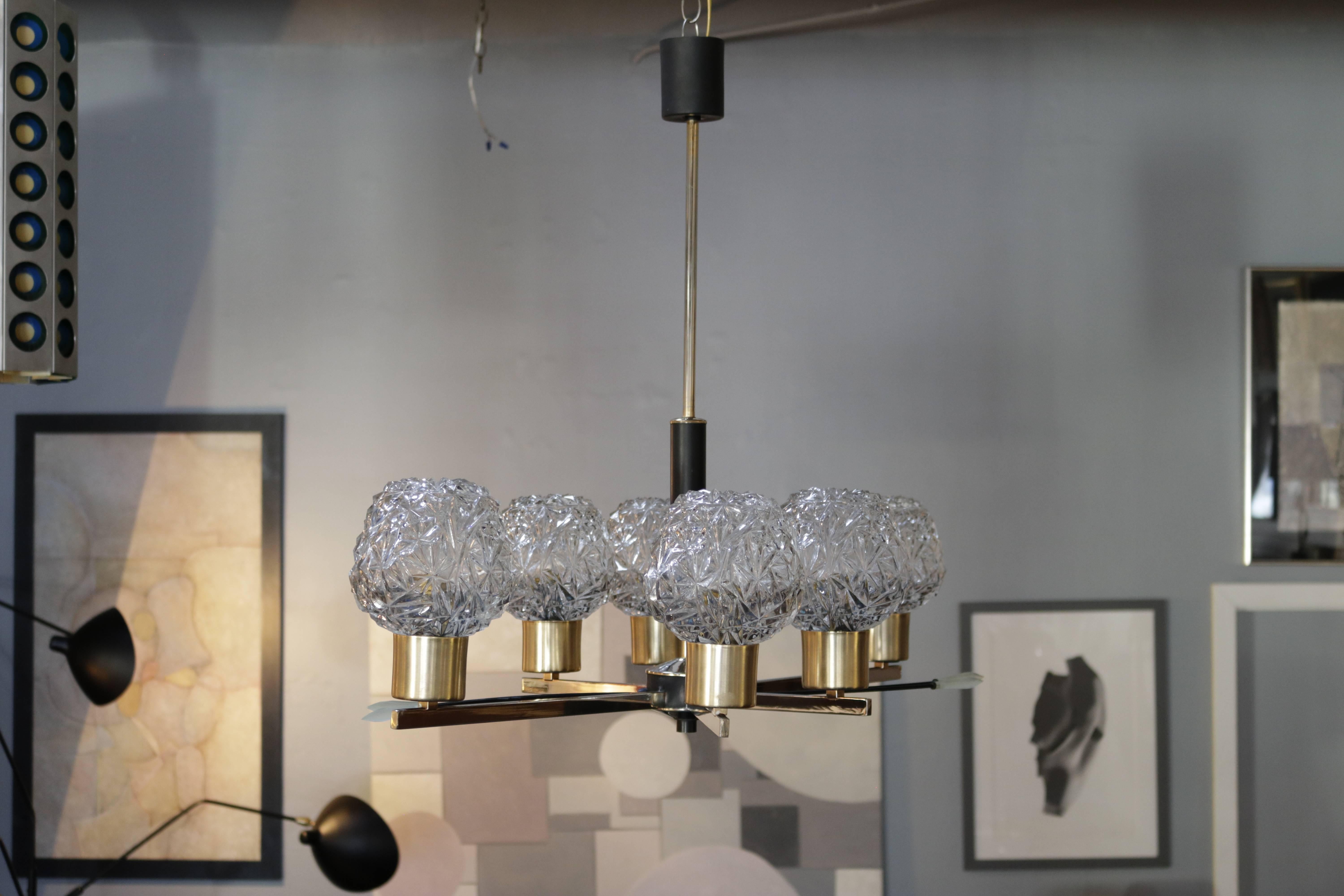 20th Century French 1950s Chandelier