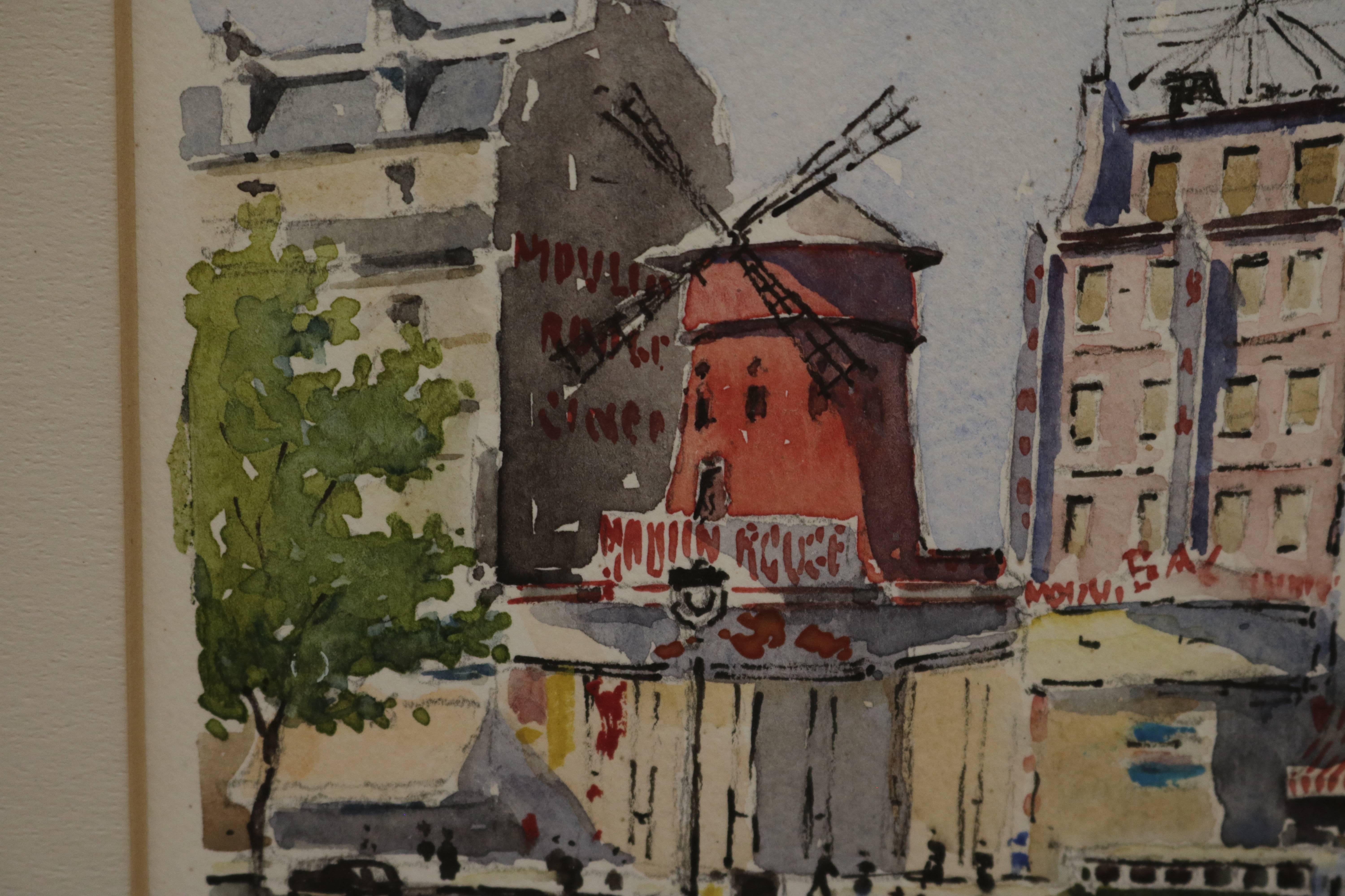 french artist moulin rouge