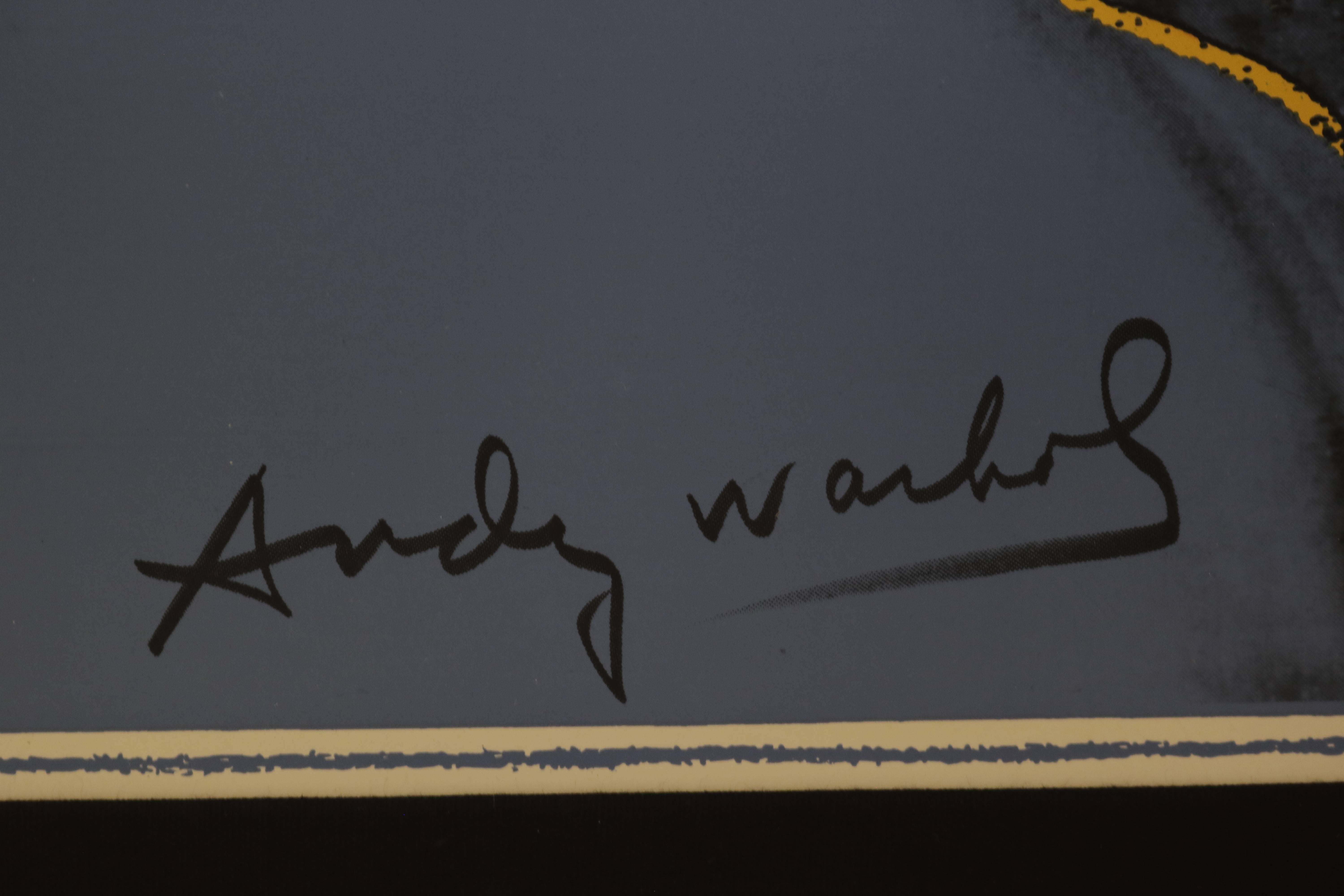Druck des Andy-Warhol-Plakats für den Film 