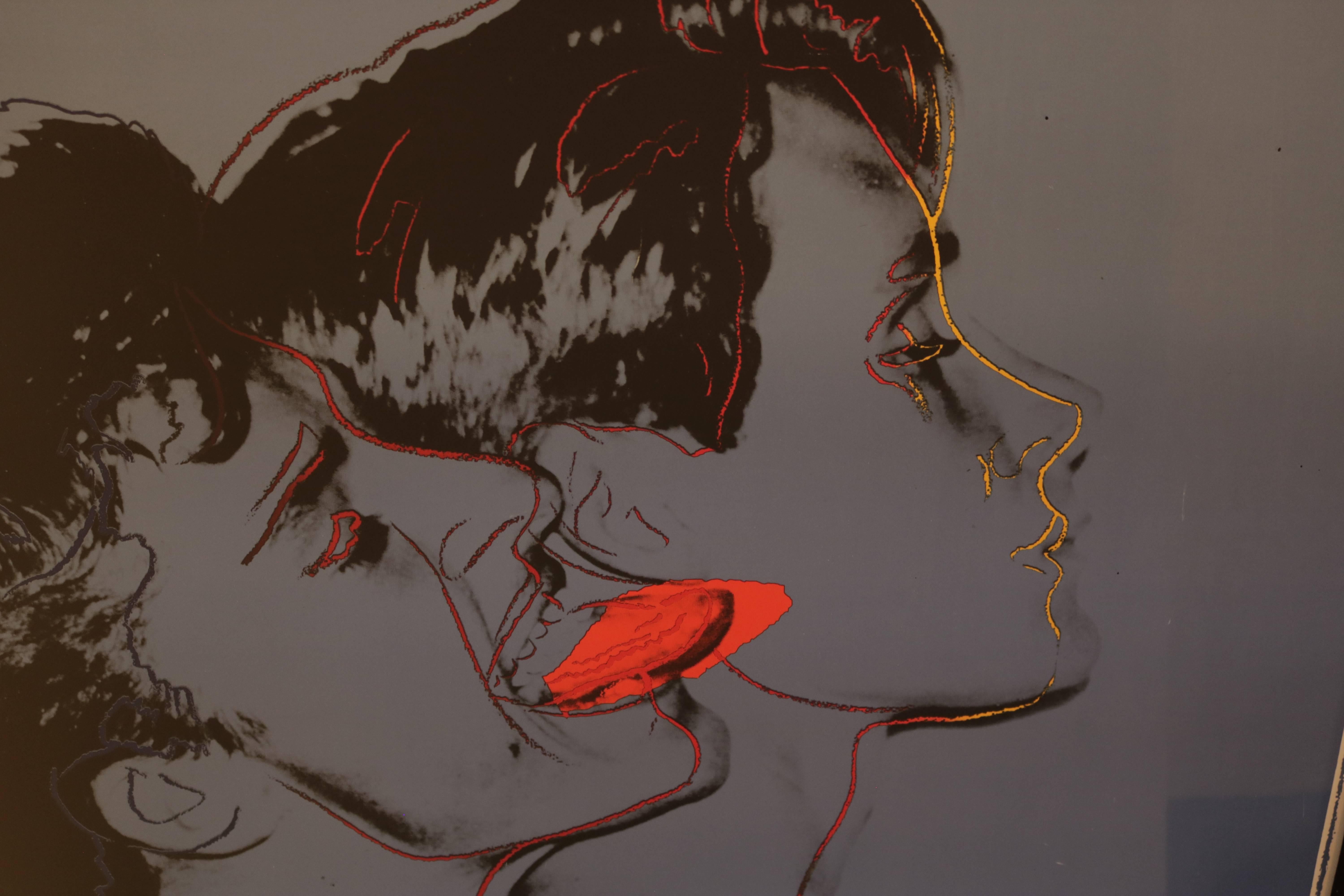 Druck des Andy-Warhol-Plakats für den Film 