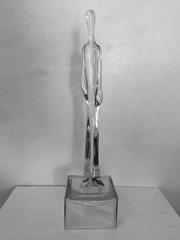 Fluid Human Figure in Glass
