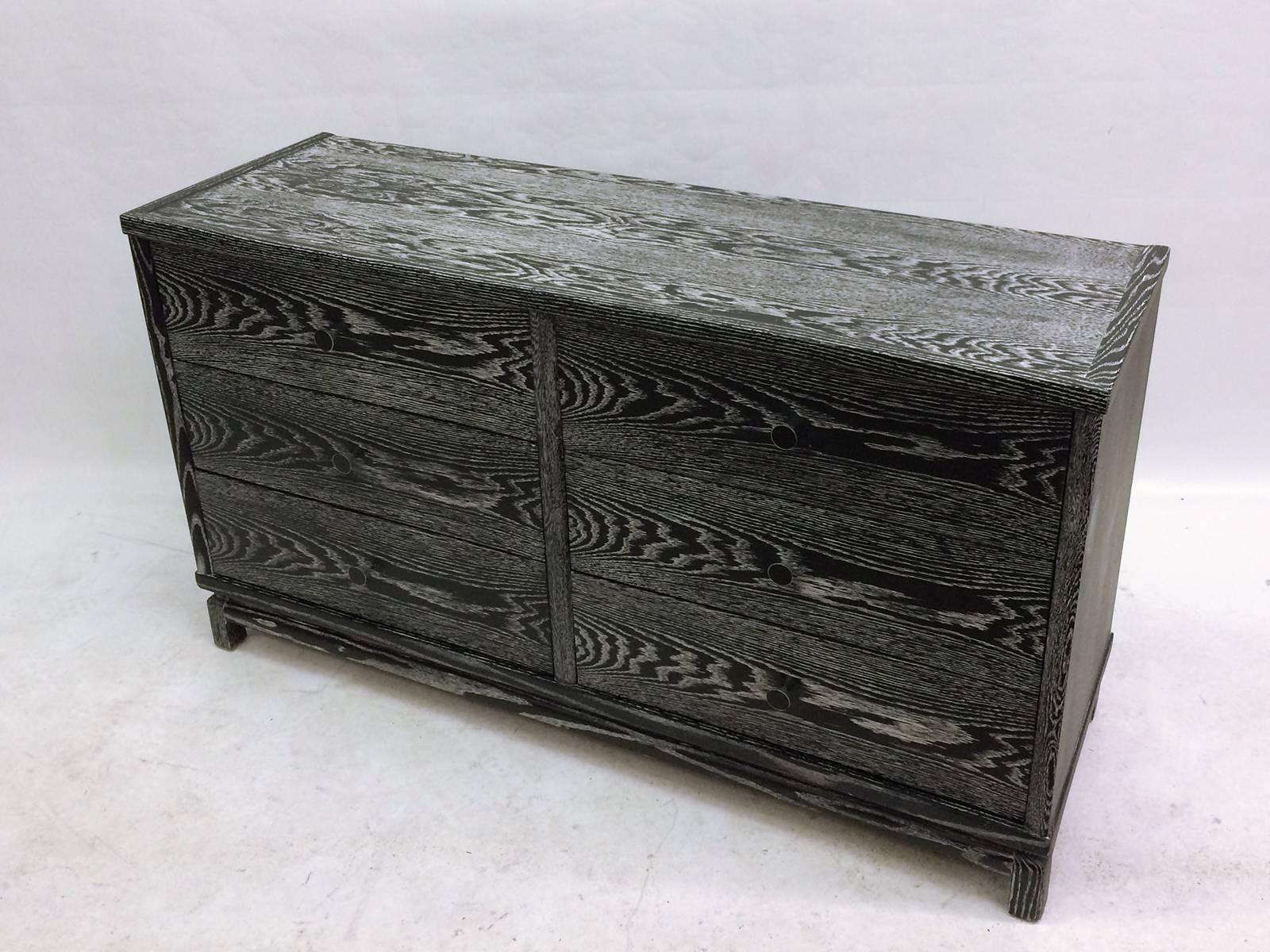 Mid-Century Modern Handsome Ceruse Dresser by Kent Coffey