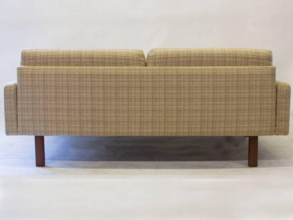 Mid-Century Modern Mid-Century Loveseat with Pull-Out Side Table