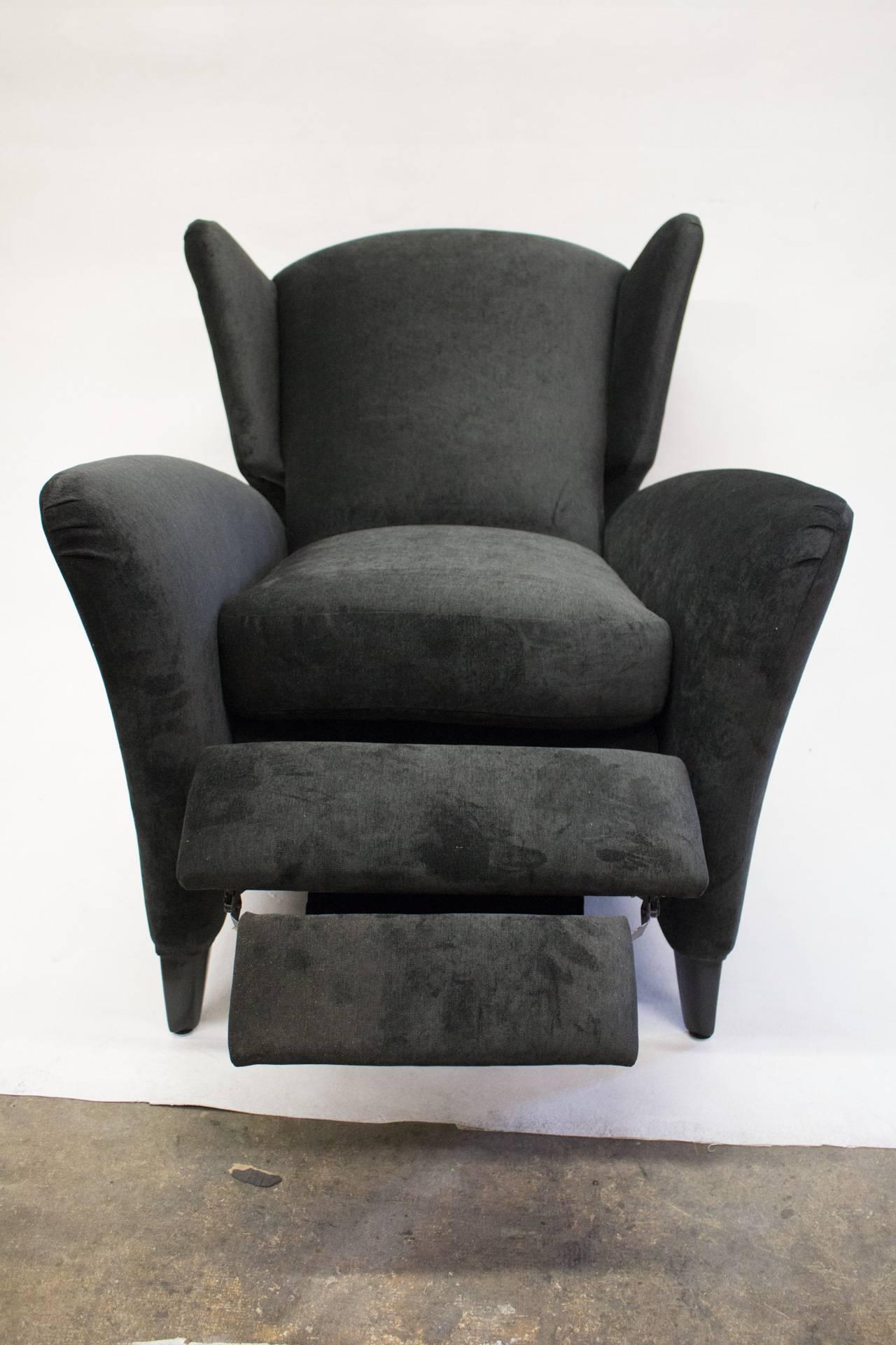 Late 20th Century Mid-Century Reclining Wingback Chair