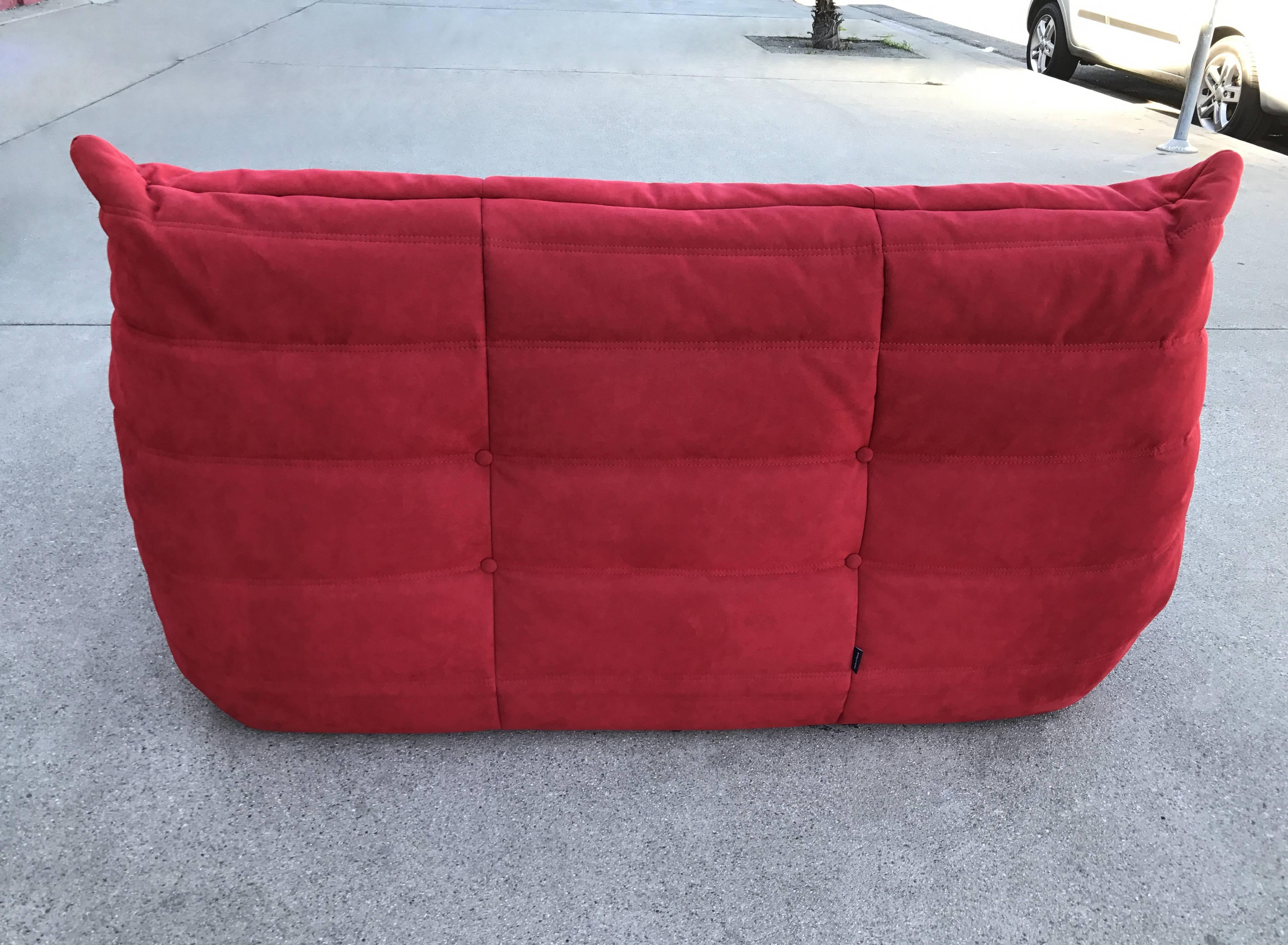 Ligne Roset Togo Sectional Sofa by Michel Ducaroy In Excellent Condition In Pasadena, CA