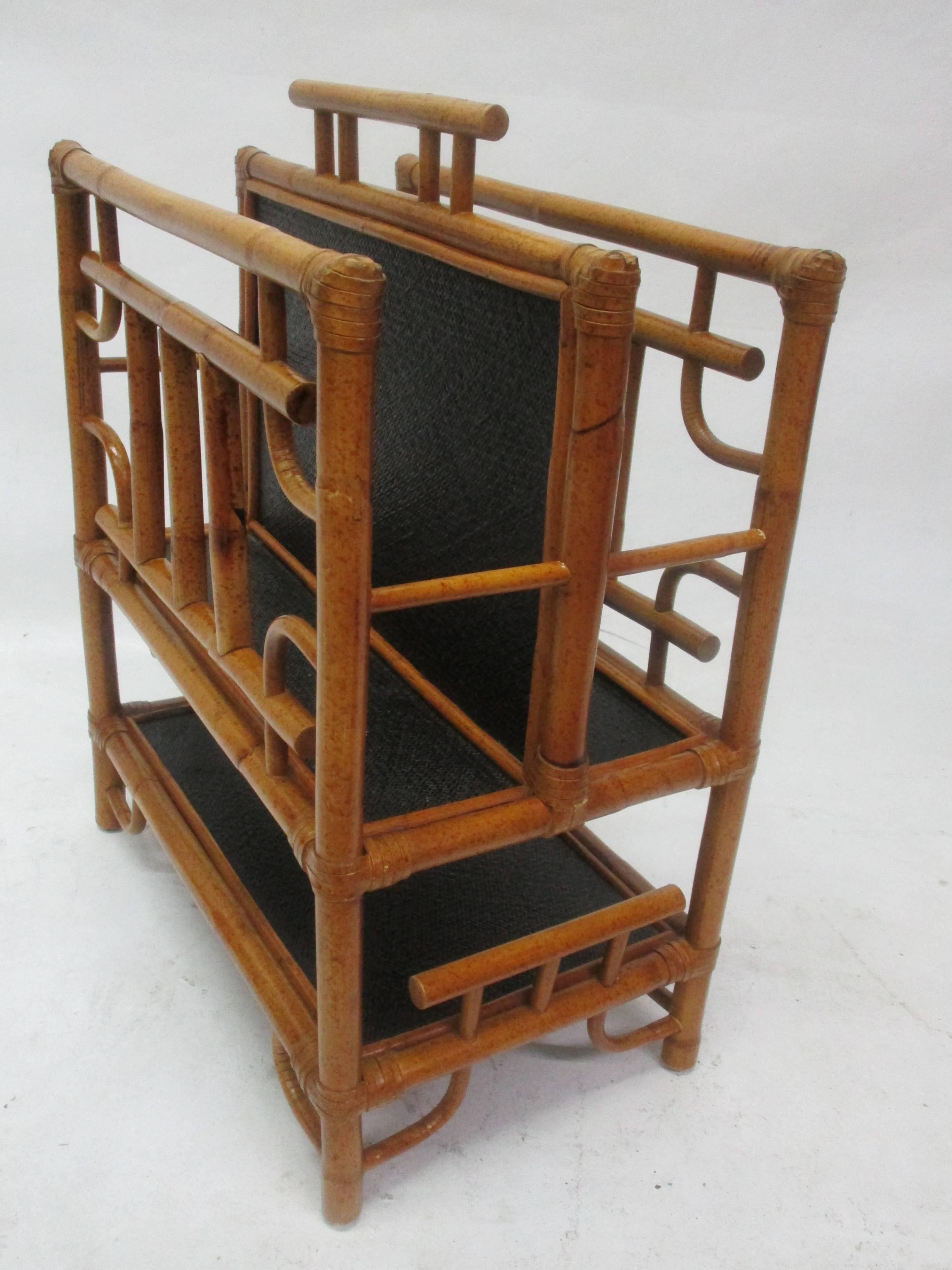 American Bamboo and Rattan Magazine Stand