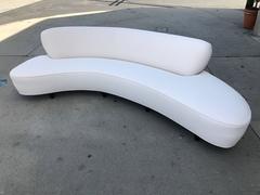 White Vladimir Kagan Freeform Sofa by Modernica