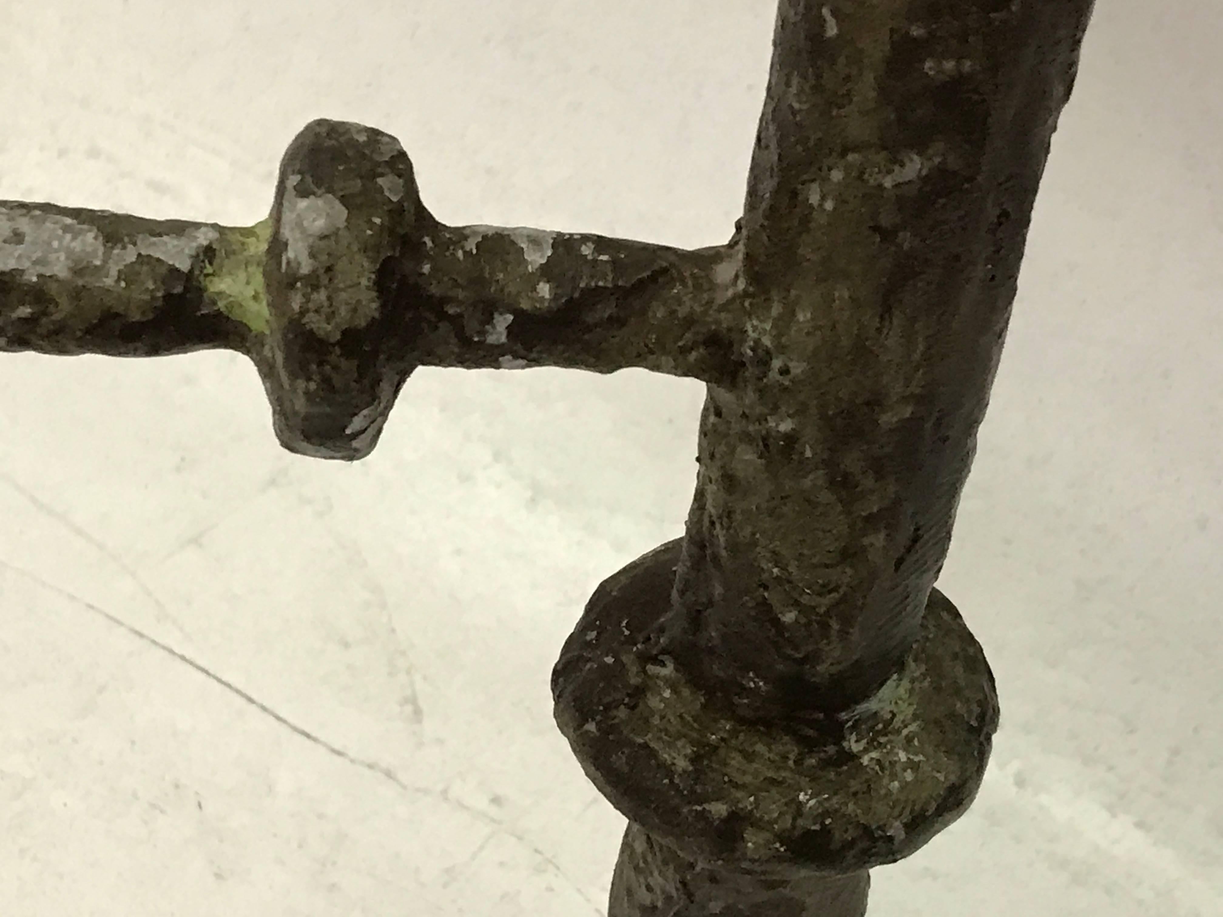20th Century Brutalist Cast Aluminum Table in the Manner of Alberto Giacometti