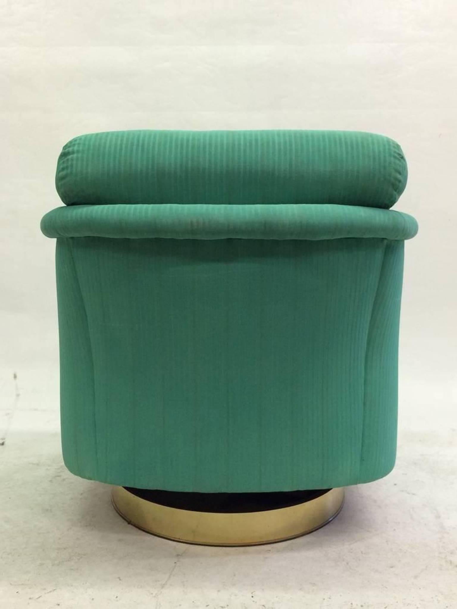 Modern Milo Baughman Swivel Chair
