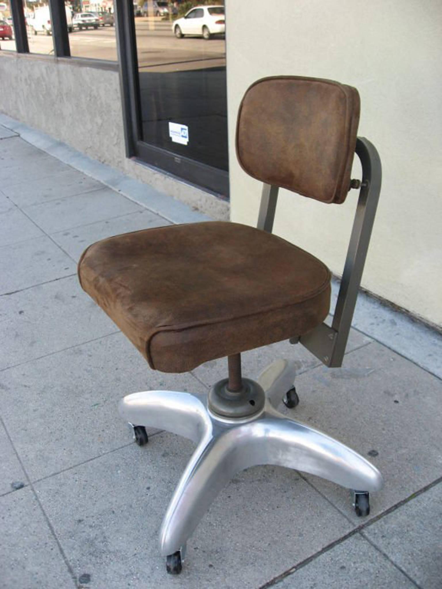 American Workshop Industrial French Swivel Chair