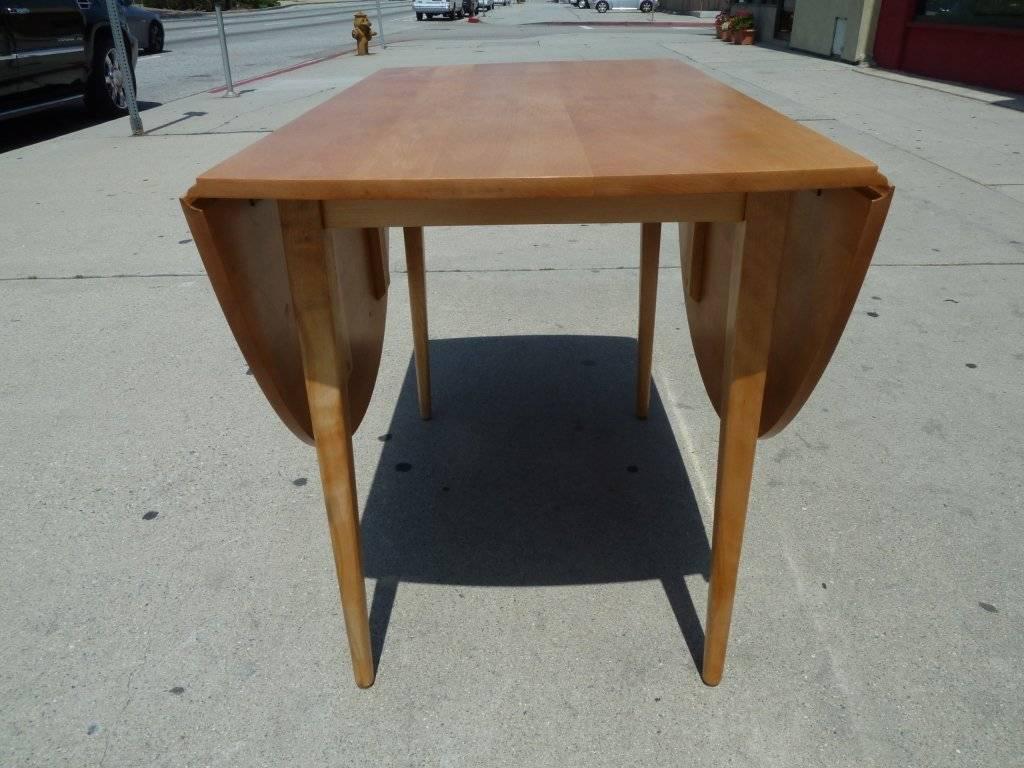 Mid-Century Modern Foldable Sides Dining Table by Paul McCobb for Planner Group