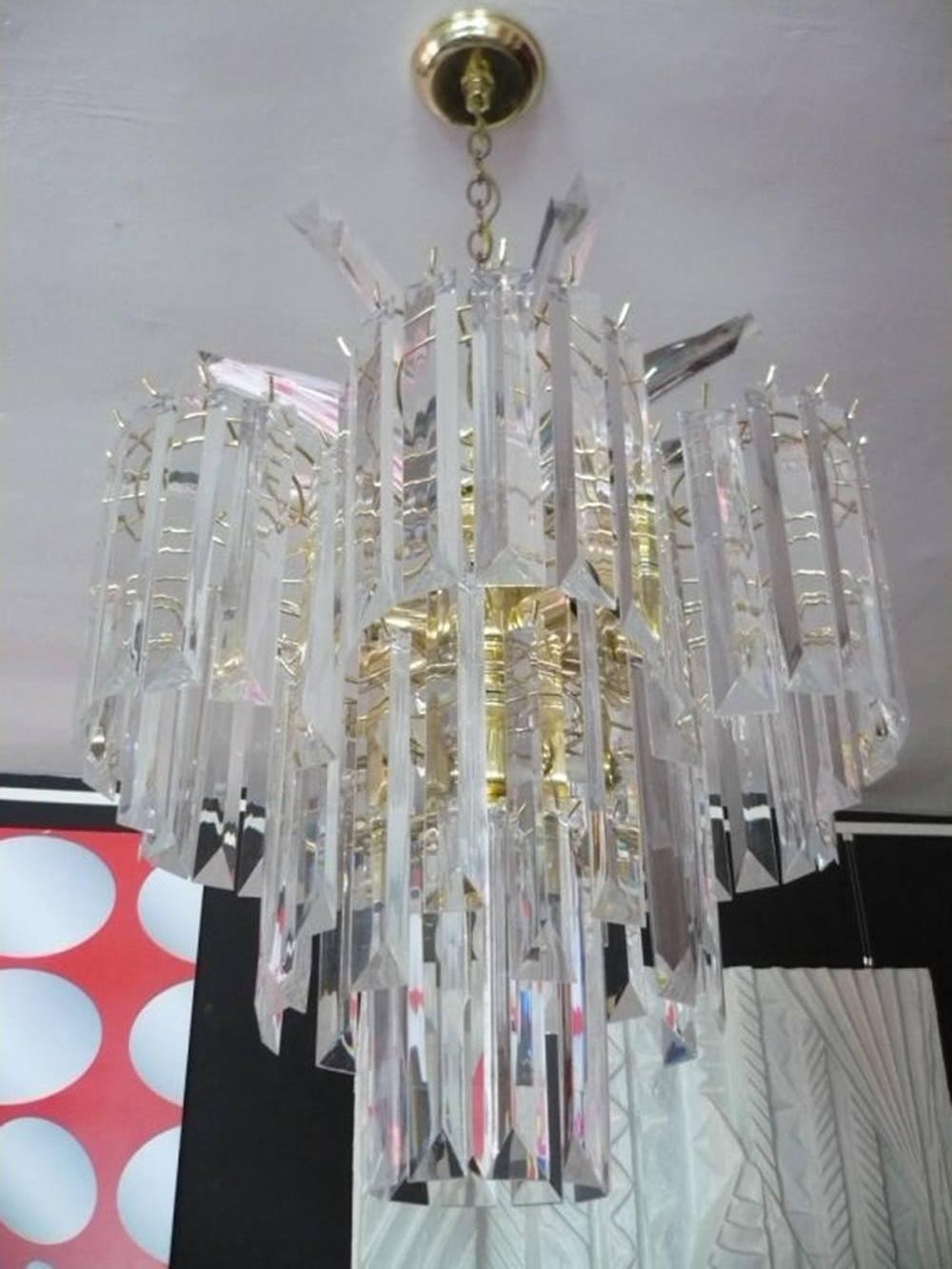 lucite chandeliers