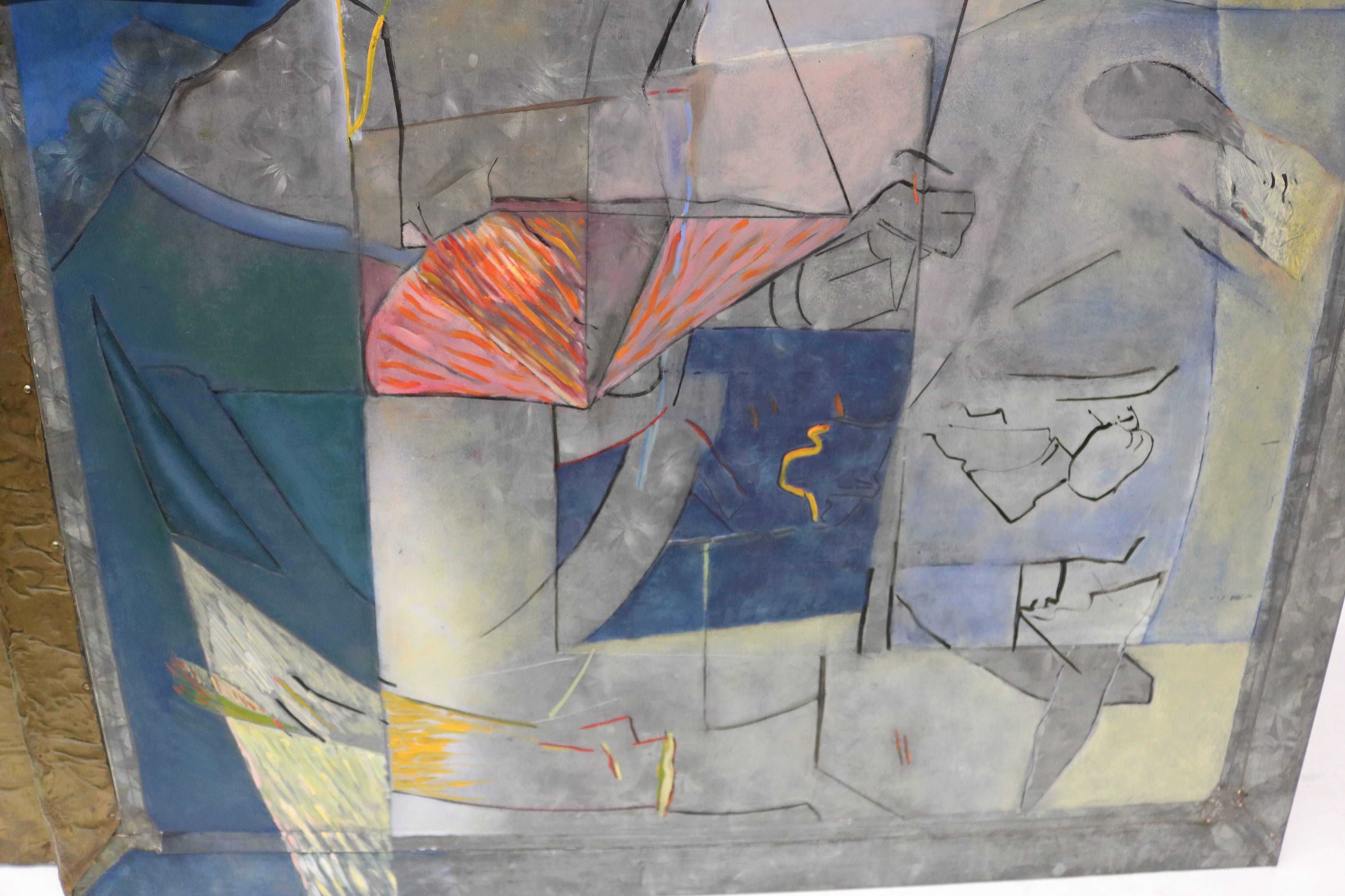 Large MixedMedia Art Piece by Ed Flynn at 1stDibs mixed media wall art for sale