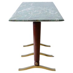 Guglielmo Ulrich, unique console table with shaped marble top