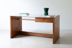 Gio Ponti's rationalist-style walnut desk