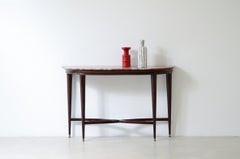 Elegant dark wood console by Paolo Buffa