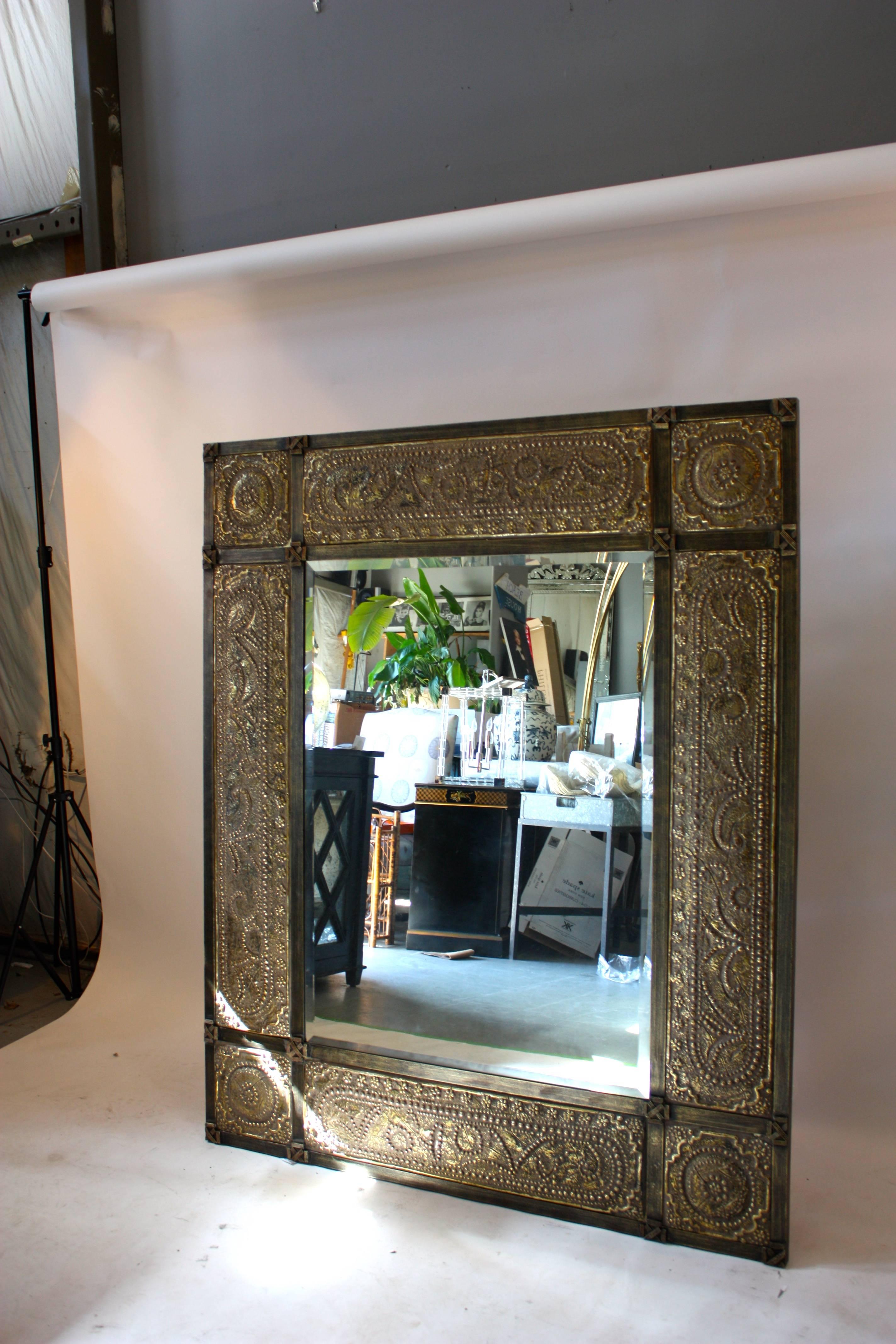 Moroccan Styled Mirror In Excellent Condition For Sale In Southampton, NY