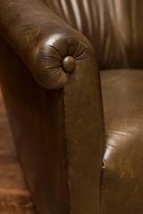 Deco Style Leather Chair