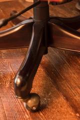 Vintage Ruby Leather Desk Chair