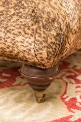 Cheetah Print Ottoman