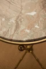 Marble Top Directoire Drinks Table