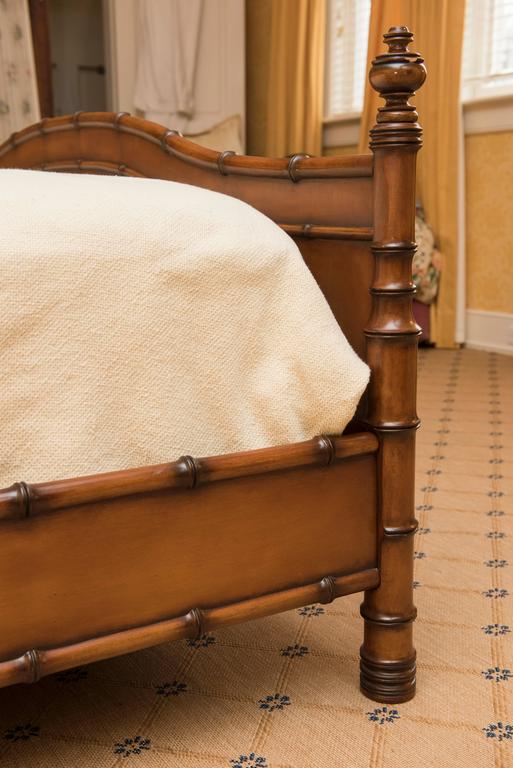 Faux Bamboo King Bed Frame at 1stDibs