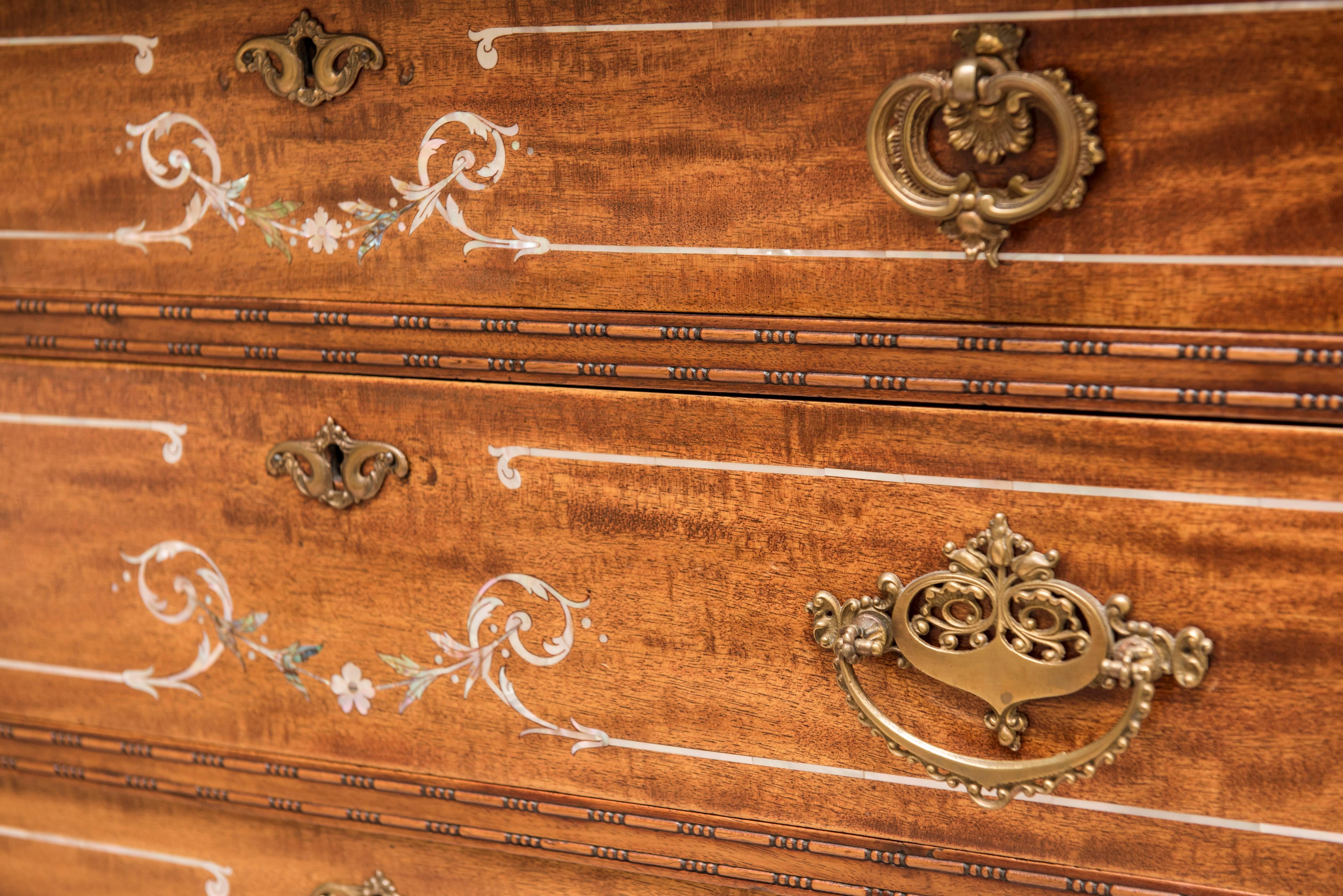 Mother-of-Pearl Marquetry Dresser 1