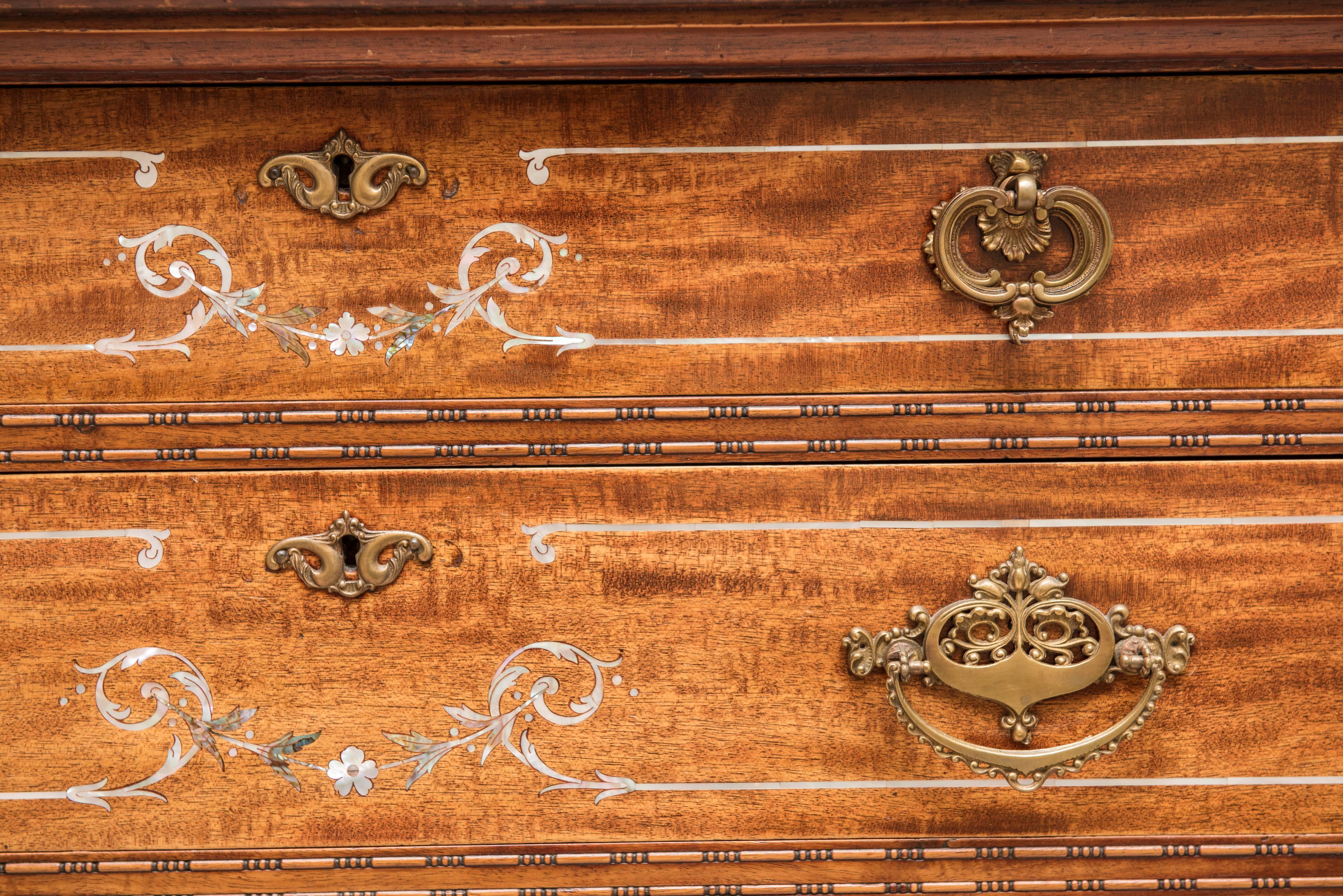 Mother-of-Pearl Marquetry Dresser 3