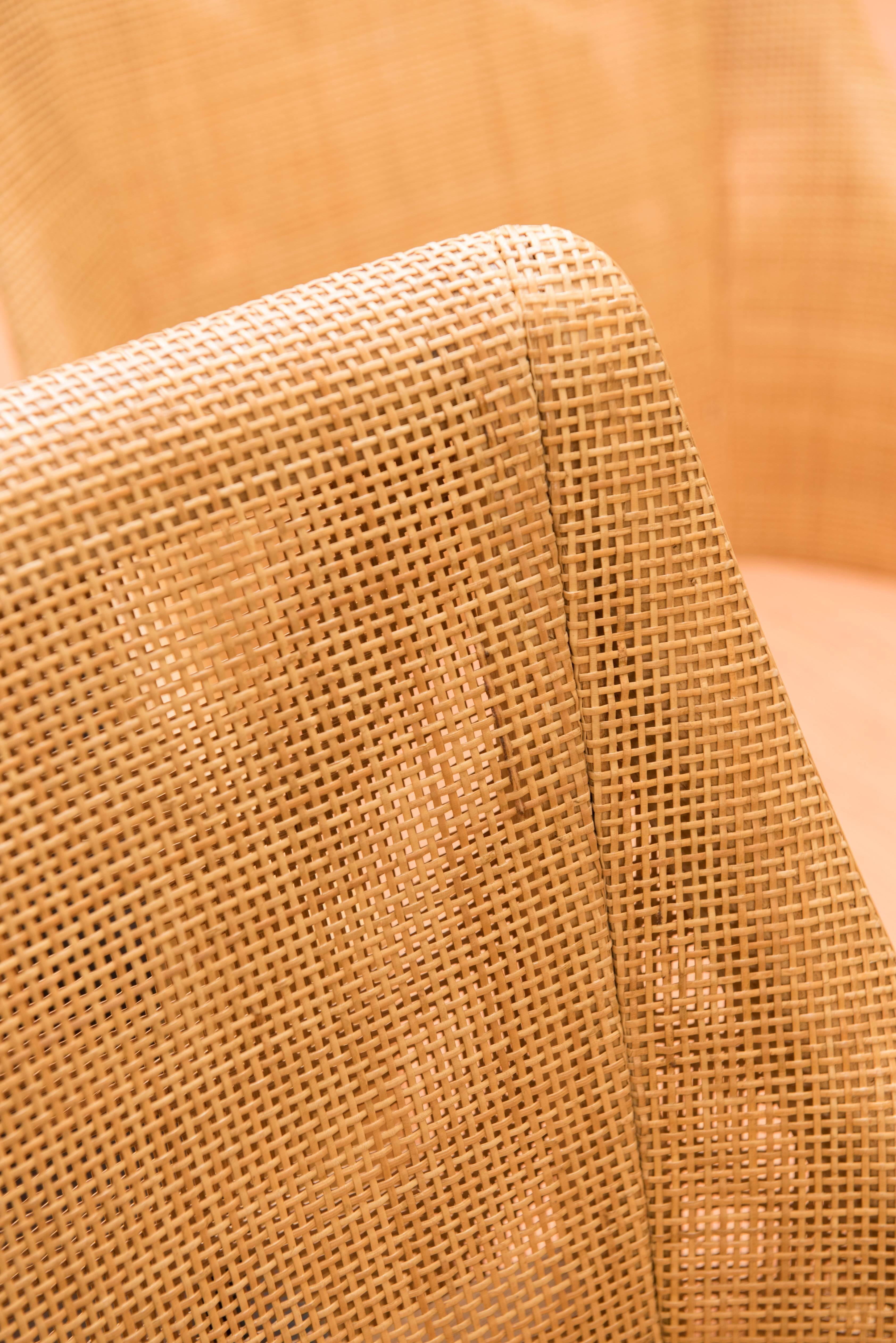 French Rattan Dining Chairs